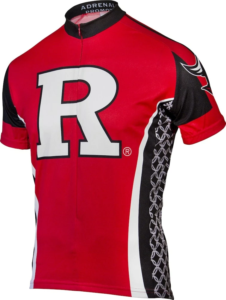 Adrenaline Promotions Rutgers Scarlet Knights Men's Cycling Jersey (S, M, L, XL, 2XL, 3XL) 3 Adrenaline Promotions Rutgers Scarlet Knights Men's Cycling Jersey (S, M, L, XL, 2XL, 3XL)