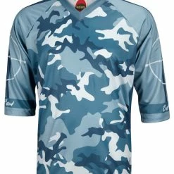 World Jerseys Outlaw Camo Blue Men's MTB Jersey (S, M, L, XL, 2XL, 3XL)