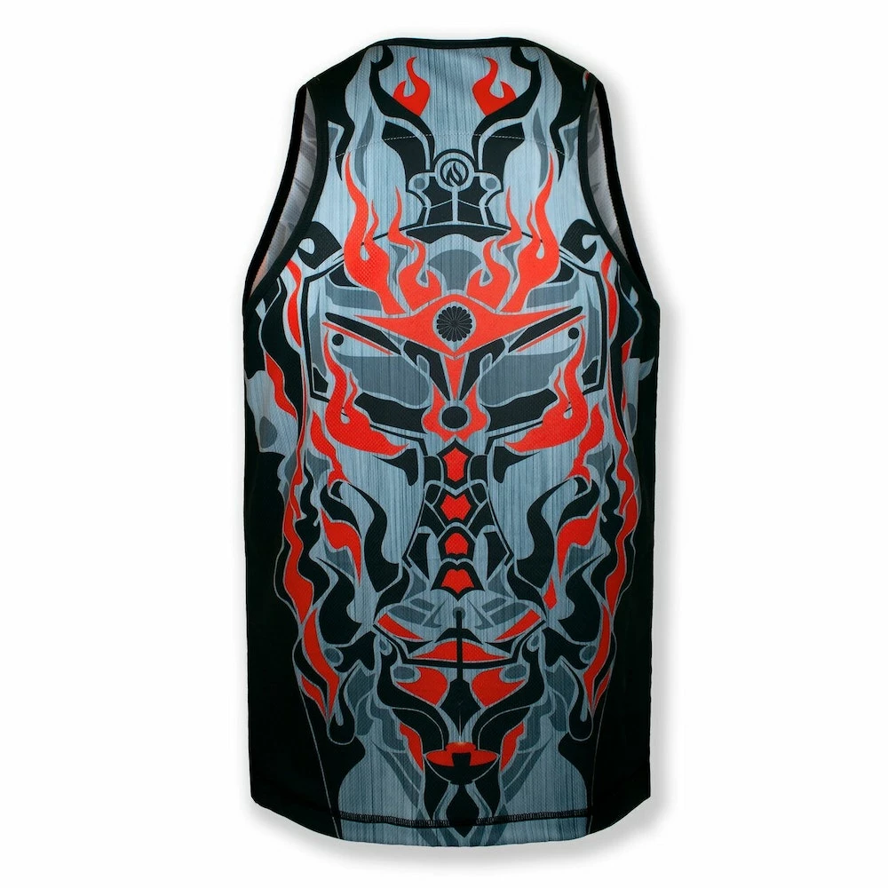 INKnBURN Men's Oni Singlet (S, M, L, 2XL) 4 INKnBURN Men's Oni Singlet (S, M, L, 2XL) - Image 2