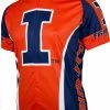 Adrenaline Promotions Illinois Fighting Illini Cycling Jersey (S, M, L, XL, 2XL, 3XL)