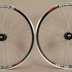 Weinmann DP18 BLACK FIXED GEAR SINGLE SPEED WHEELSET 36 Hole Flip Flop Hubs