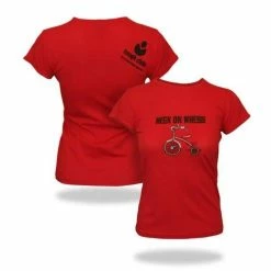 The Triathlete Store Tough Chik Heck On Wheels - Cap Sleeve Tee Shirt (S, L)