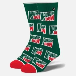 Men's Odd Sox Mountain Dew Crew Socks