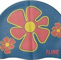 1Line Sports Flower Trio Silicone Swim Cap -challenge shop tfoOElwG2NIdjrlTlDW 7PERA