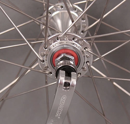 Sun Rims New Sun CR18 27" Silver Road Bike Wheelset Freewheel 126mm 5 6 7 Speed Freewheel 7 Sun Rims New Sun CR18 27" Silver Road Bike Wheelset Freewheel 126mm 5 6 7 Speed Freewheel - Image 5