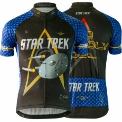 Brainstorm Star Trek Science Blue Men's Cycling Jersey (Small)