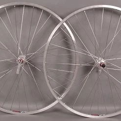 Sun Rims New Sun CR18 27" Silver Road Bike Wheelset Freewheel 126mm 5 6 7 Speed Freewheel