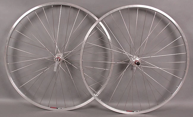 Sun Rims New Sun CR18 27" Silver Road Bike Wheelset Freewheel 126mm 5 6 7 Speed Freewheel 3 Sun Rims New Sun CR18 27" Silver Road Bike Wheelset Freewheel 126mm 5 6 7 Speed Freewheel