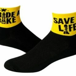 Save Our Soles SOS Ride A Bike - Save A Life Socks