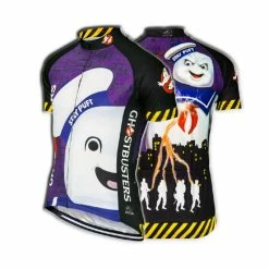 Brainstorm Ghostbusters Stay Puft Men's Cycling Jersey (S, M, L, 3XL)