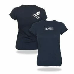 The Triathlete Store Tough Chik "i Swim" Cap Sleeve Tee Shirt (L, XL)