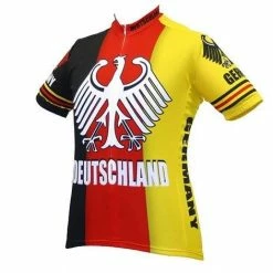 World Jerseys Germany Men's Cycling Jersey (Small)