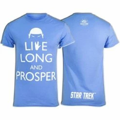 Brainstorm Star Trek "Live Long And Prosper" Men's Tech Shirt (S, M, L, XL, 2XL)