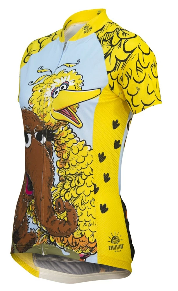 Brainstorm Big Bird & Snuffy Women's Cycling Jersey X-Large 50% OFF! 6 Brainstorm Big Bird & Snuffy Women's Cycling Jersey X-Large 50% OFF! - Image 4