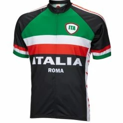 World Jerseys Italia Roma Cycling Jersey (S, M, L, XL, 2XL, 3XL)